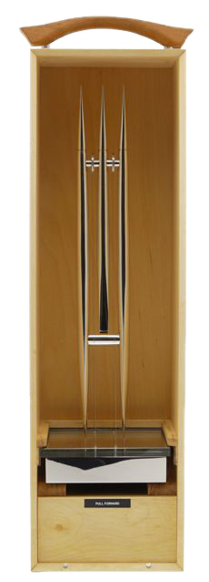 TRIDENT handmade wooden storage case