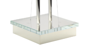 Close up views of TRIDENT lamp